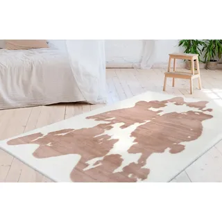 Arte Espina Rabbit Animal 500 Hochflorteppich 120 x 160 cm Grau/Weiß