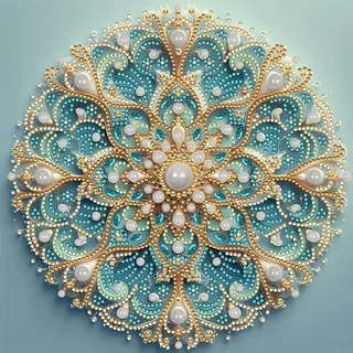 Generisch Blumen Diamant Painting Bilder für Erwachsene, 5D Diamond Painting, DIY Strass Bilder Diamant Kunst Kits, speziell geformt Steine Diamant Painting für Zuhause Dekor 30x30cm-Mandala