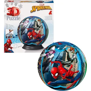 Ravensburger 3D Puzzle 11563 - Puzzle-Ball Spiderman - 72 Teile - Puzzle-Ball für Erwachsene und Kinder ab 6 Jahren
