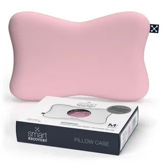 smartsleep® Kissenbezug für Recovery Pillow – Passgenauer Bezug aus 100% Baumwolle – Atmungsaktiv, hautfreundlich & waschbar – Mit Reißverschluss – Rose
