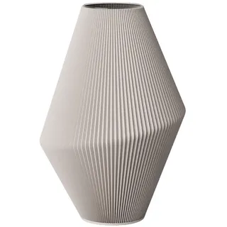 recozy+ Vase CONE 2 - mit Glaseinsatz - Höhe 21,5 cm - Pebble Taupe