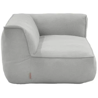 blomus Ecksofa Ecksitzer -GROW- Sitzmöbel, Sitzcouch, Loungemöbel: Outdoor, 1 Teile, Wasserabweisend, Kombinierbar grau