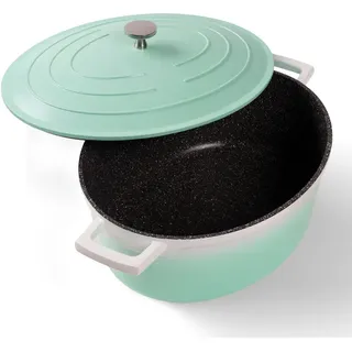 Stoneline Gourmet, Mintgrün, Metall, Kochen, Töpfe, Bräter