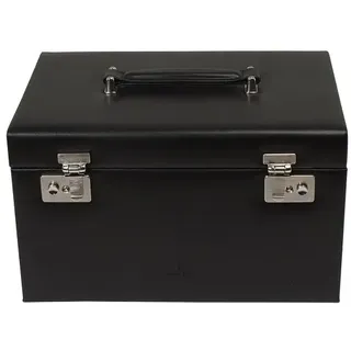 Windrose Ambiance Schmuckkasten Leder 31 cm  schwarz