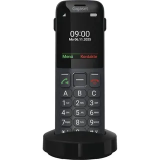 Gigaset Comfort 600 SIM Dark Silver Telefon, - Schwarz/Grau