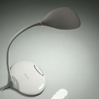 Tiross, Tischlampe, TS1802 – Schreibtischlampe, 3 Farbtemperatur-Modi, Finger-Touch, 5 Stufen dimmbar 60 SMD LED