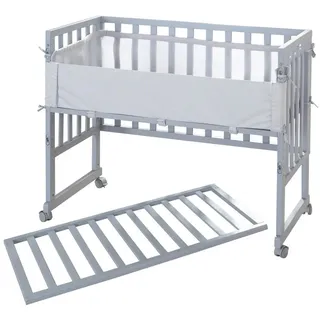 roba Beistellbett 3in1 grau 90 x 45 cm