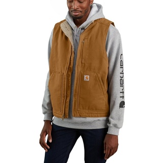 CARHARTT Duck Mock Neck VEST Carhartt® Brown XL