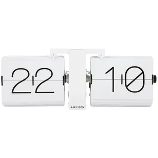 Karlsson Flip Clock 36,0 cm No Case Weiß