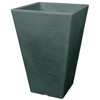 Geli Pflanzsäule eckig Livorno  (Außenmaß  (L x B x H): 40 x 40 x 62 cm, Kunststoff, Anthrazit)