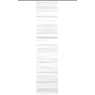 None Xxxl Flächenvorhang Folke, Weiß, Textil, Uni, 60x245 cm, mit Beschwerungsstab, Wohntextilien, Gardinen & Vorhänge, Schiebegardinen