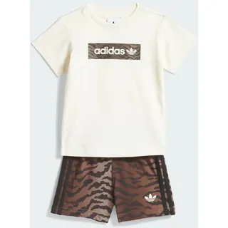 adidas AOP KURZES T-SHIRT-SET Trainingsshirt Weiß 104