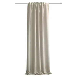 HOMEbasics Schmidt Fertiggardine Acustico 135 x 160 cm Polyester Beige Creme