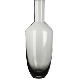 Vase CONCAVE ca.D12x33cm, grau