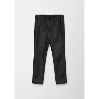 s.Oliver Leggings Leggings Leggings aus Lederimitat schwarz 98