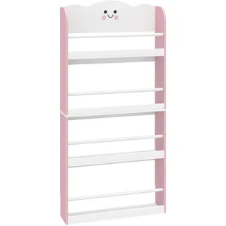 aiyaplay Kinderregal Aiyaplay 60 x 15 x 120 cm Kiefer lackiert Rosa