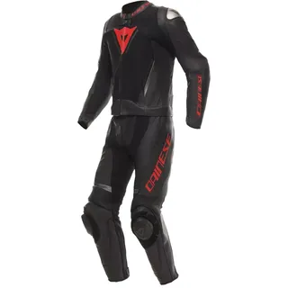 Dainese Motorrad Kombi 58T / XL lang Demon Sprint 2-tlg. schwarz-schwarz-lavarot