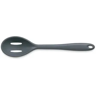 Kela Servierlöffel TOM, Silikon grau geschlitzt 28,0x6,0cm