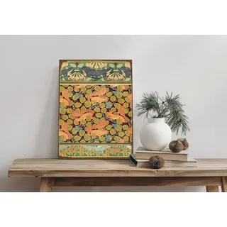 Alu-Dibond-Druck QUEENCE "Eichhörnchen", braun (farbe bild(er): braun), B:20cm H:30cm T:0,2cm, Alu Dibond, Bilder, Blätter, Natur, Schild