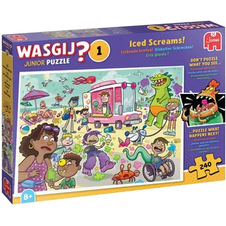Wasgij Junior 1 - Eiskalter Schrecken! (Puzzle 240 Teile)