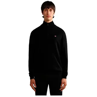 Napapijri Damavand 4 Halbzippullover - Black 041 - 2XL