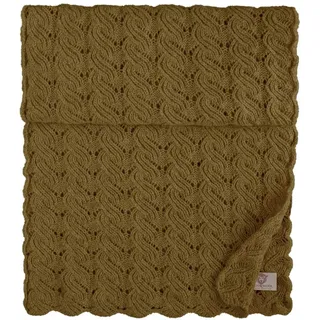 Linen & Cotton Luxus Hochwertiger Weich Wollschal/Schal Gestrickt Cenila für Damen -100% Reine Neuseeland Wolle, Braun (45 x 200cm) Tuch Halstuch, Damenschal Strick, Winterschal, Stola, Langschal - 45 x 200cm