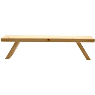 Erzwelt - Schwibbogenbank aus Holz – Lichterbogenerhöhung – 50 x 10 x 7 cm