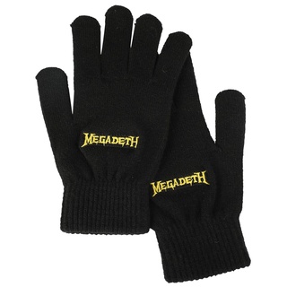 Megadeth Fingerhandschuhe - Logo - schwarz  - EMP exklusives Merchandise! - Standard