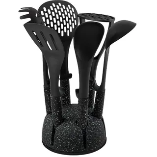 COFI Küchenhelfer-Set 7-tlg. Ergonomische Griffe Schwarz