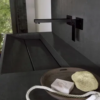 Steinberg 160 Einhandmischer Schwarz Matt