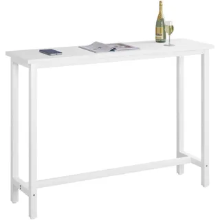 Woltu Bartisch 140 x 100 x 40 cm Weiß