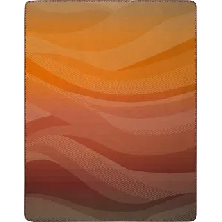 Biederlack Sunset Drift Kuscheldecke 150 x 200 cm Rot/Orange