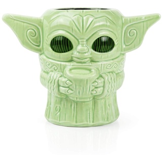 Geeki Tikis Star Wars: The Mandalorian The Child "Baby Yoda" Mug | Official Star Wars Collectible Tiki Style Ceramic Cup | Holds 16 Ounces