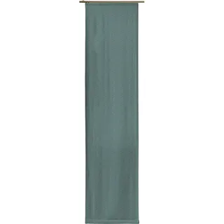 Schiebegardine WIRTH "Torbole" Gr. 1, blau (petrol), B:60cm H:145cm, Jacquard, Baumwolle, Polyester, Gardinen