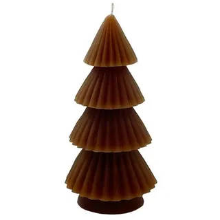 Kaheku Formkerze Kaheku Dekokerze Avro, Baum, Braun, 16 cm hoch, 1261000211 (1-tlg)