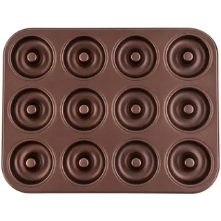 Sallys 12er Donutform. Donutform mit spezielle Antihaftbeschichtung (PFAS- und PTFE-frei), Abgekupfert, Hochwertig