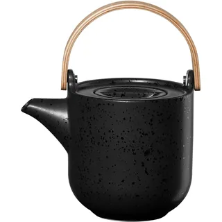 Teekanne COPPA kuro (LBH 14.50x10.70x12 cm) - schwarz - LBH 14.50x10.70x12 cm