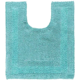 Homescapes WC-Vorleger Aqua 50 x 55 cm mit Ausschnitt