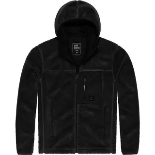 Vintage Industries Dustin Sherpa Fleece Jacke schwarz 2XL