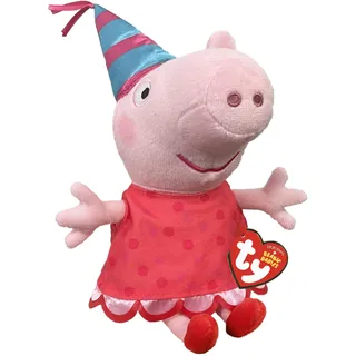 TY Peppa Pig Beanies 20th Anniversary Regular - Weiches Plüschtier für Kinder, Babyspielzeug, Teddy, Sammlerstück Stofftiere
