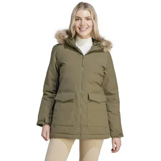 adidas Hooded Fur Parka braun M