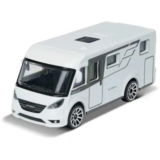 Majorette 212057601Q02 Explorer Hymer Mobil Exsis-i, Camper, Wohnmobil, Camping, Spielzeugauto, Freilauf, 7,5 cm, weiß, für Kinder ab 3 Jahren