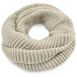 Neverless Loop Damen Loopschal Strickschal Schlauchschal Winterschal einfarbig Neverless®