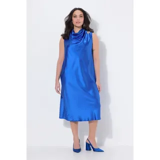 Ulla Popken Cocktailkleid Midikleid Blau 50
