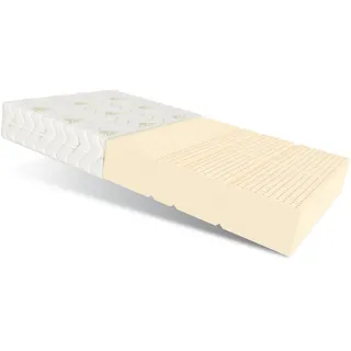Fdm Latexmatratze, Weiß, Textil, H2, Füllung: Latex, Rechteckig, 80x200 cm, Schlafzimmer, Matratzen Shop, Matratzen
