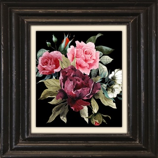 Leinwandbild »Blumen«, 16631728-0 rot B/H/T: 40 cm x 40 cm x 2 cm