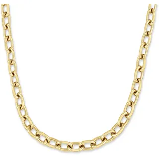Copenhagen Studios Basic Chunky Edelstahlkette goldfarben