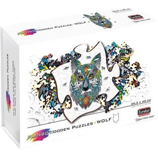 Eureka 2D RainboWooden Puzzle Wolf (180 Teile)