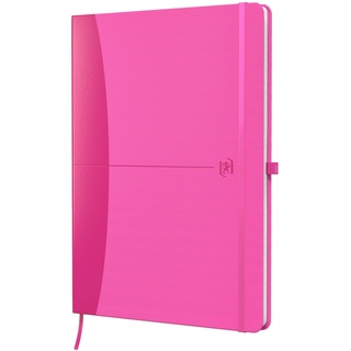 Oxford Notizbuch Signature, DIN A5, liniert, fuchsia