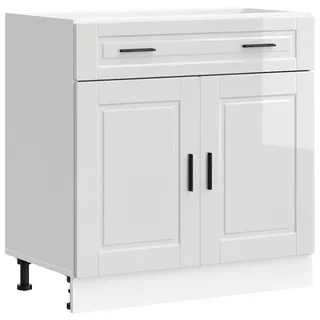 vidaXL Unterschrank Porto 100 x 60 x 82,5 cm Weiß